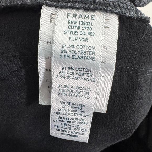 FRAME Denim Women’s Size 28 Black Film Noir Le Skinny de Jeanne Mid Rise Jeans - Picture 10 of 12